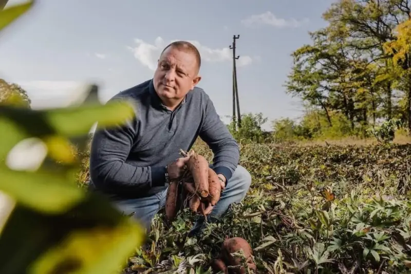 Organic farmer, owner of the Danube Agrarian, Safiany village, Odesa Region